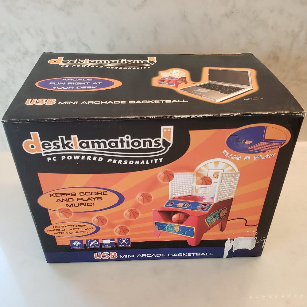 Desklamations USB Mini Arcade Basketball Game